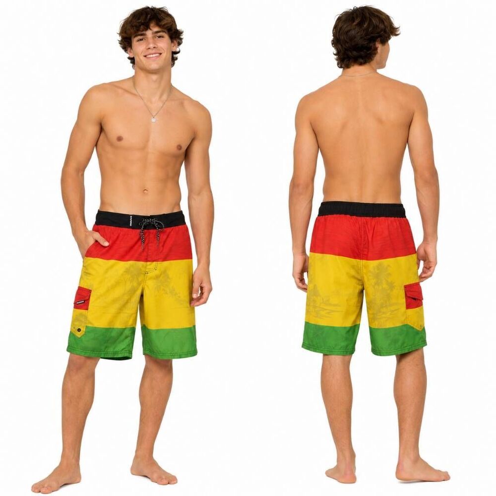 Mens Ocean Current Small Swim Trunk Board Shorts